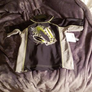 Joe Boxer Boys Regular Beach Geo Rashguard Tee